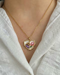 Blossom Heart Pearl Necklace
