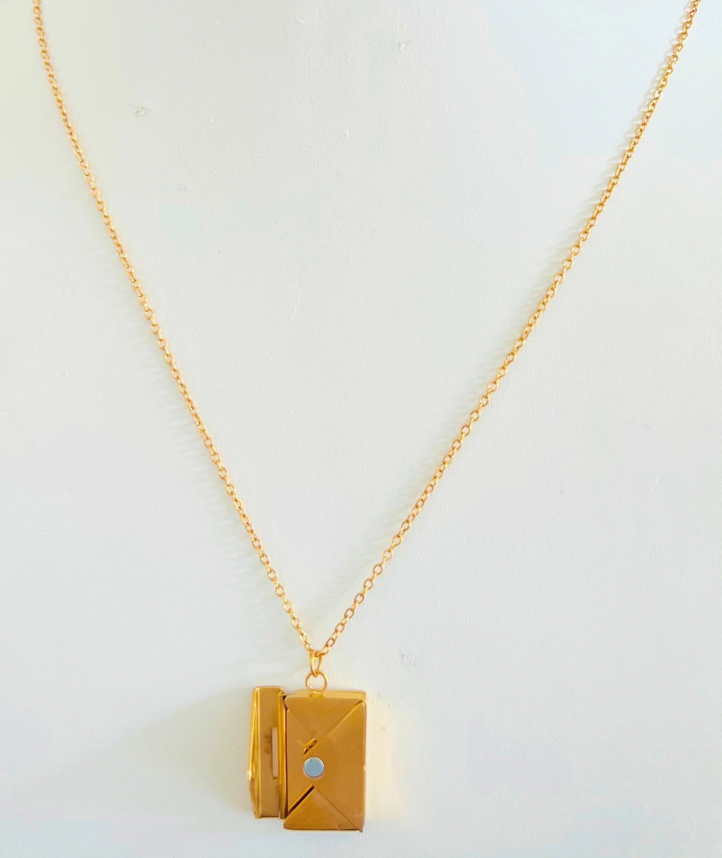 Golden Secret Letter Necklace