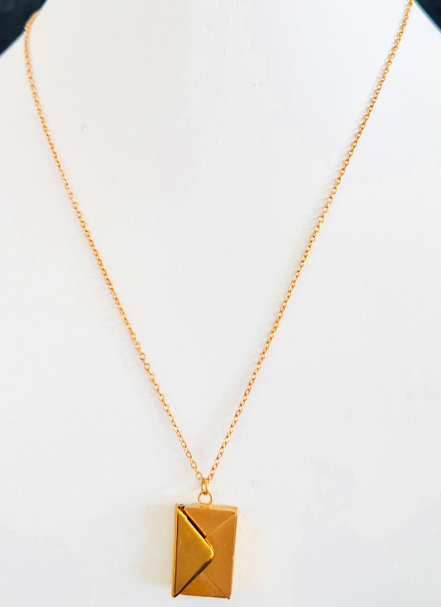 Golden Secret Letter Necklace