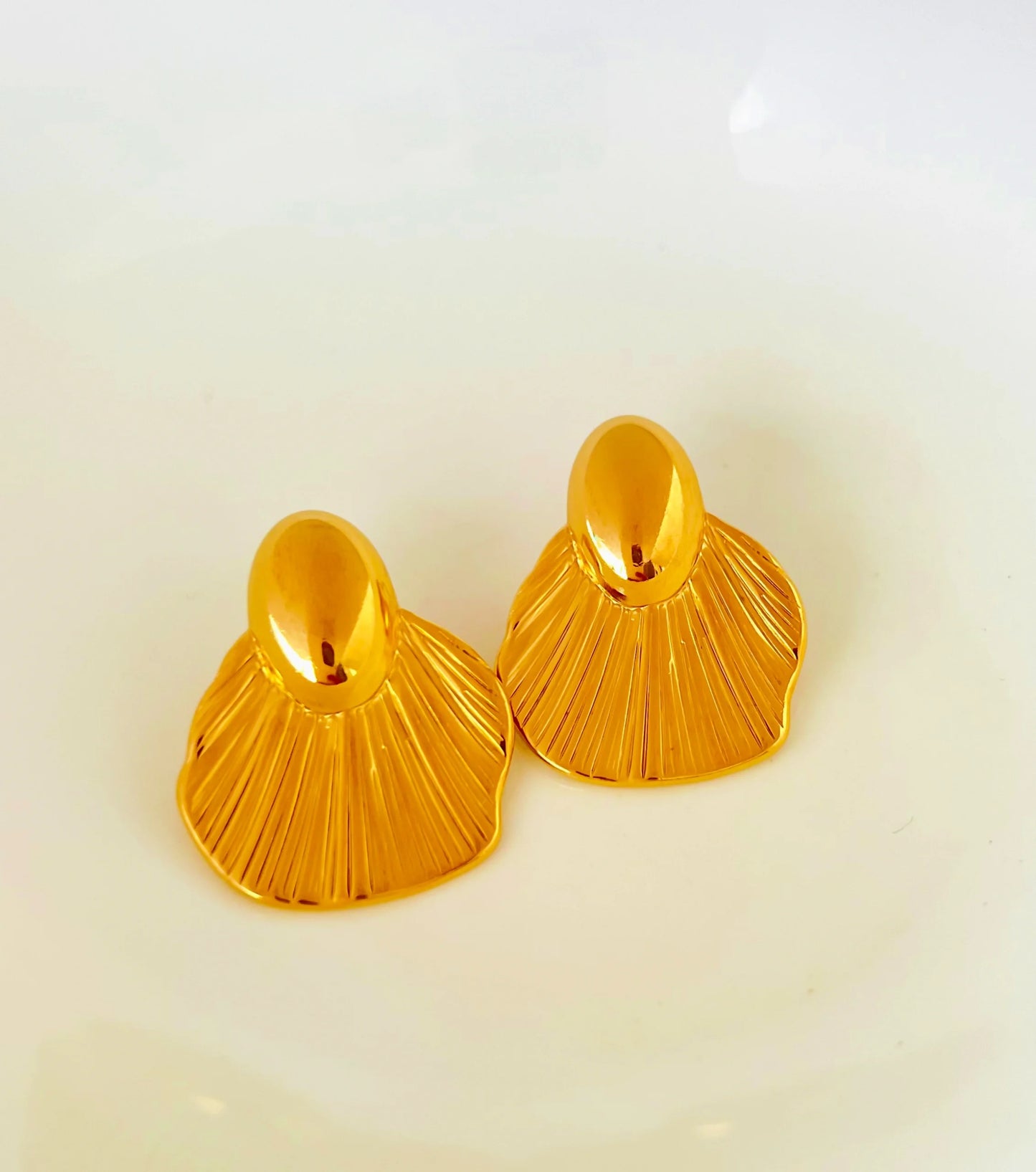 Golden Luxe Flair Earrings