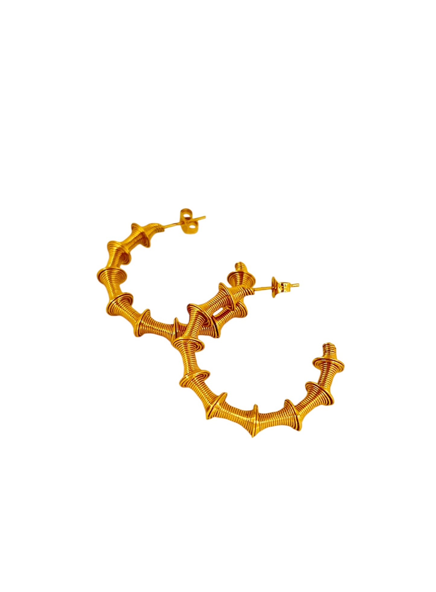 Spiral Hoops Earring