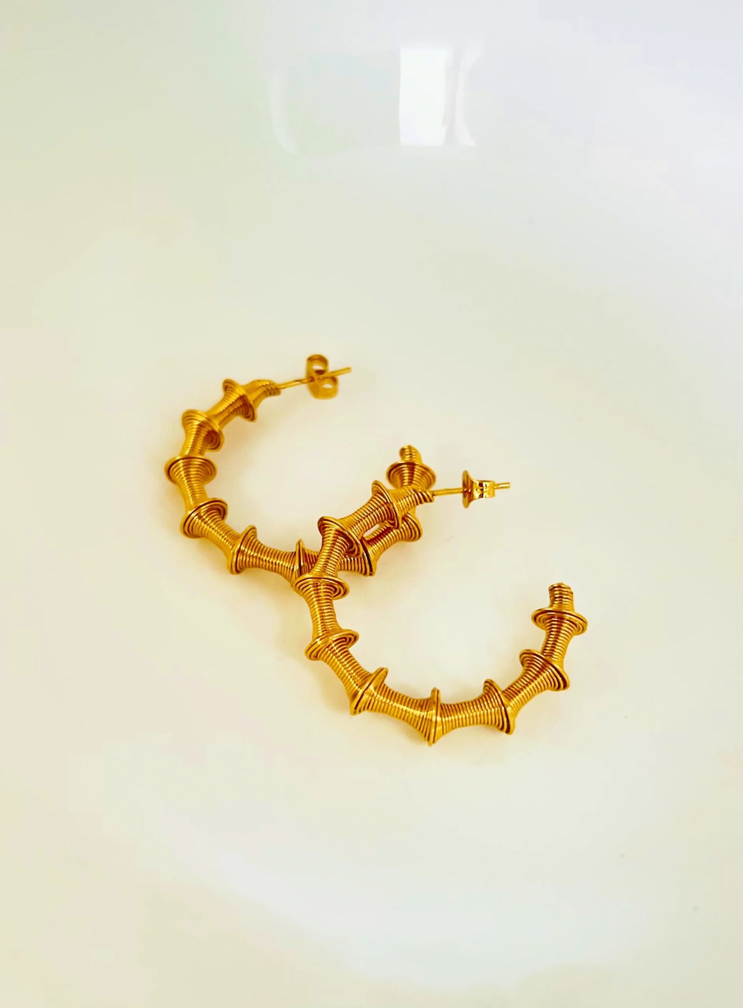 Spiral Hoops Earring