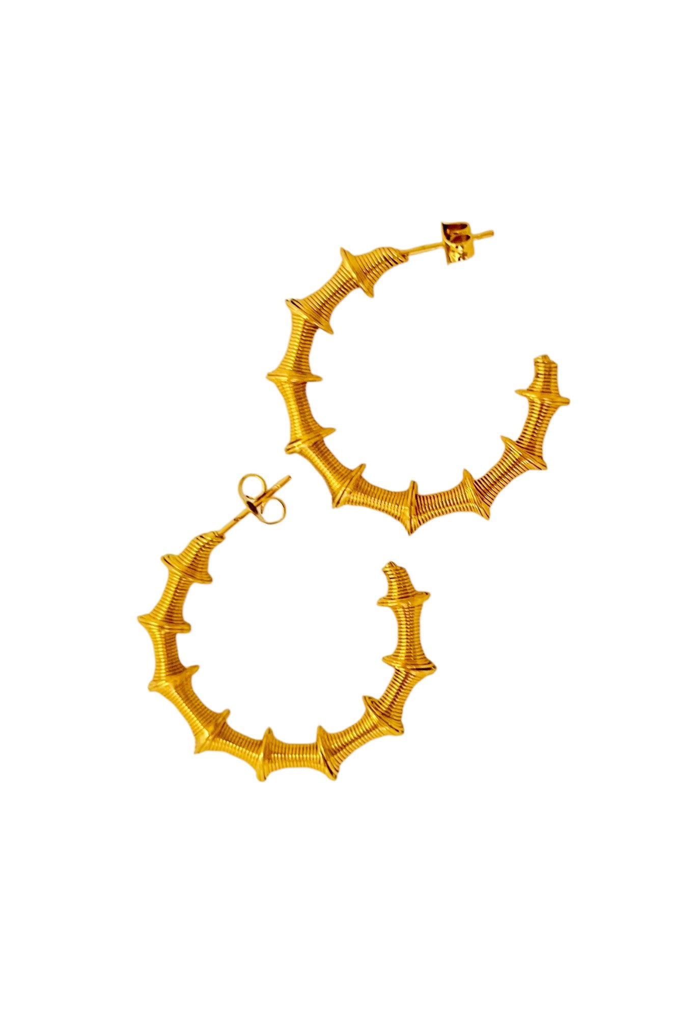 Spiral Hoops Earring