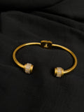 Luxe Barrel Accent Cuff Bracelet
