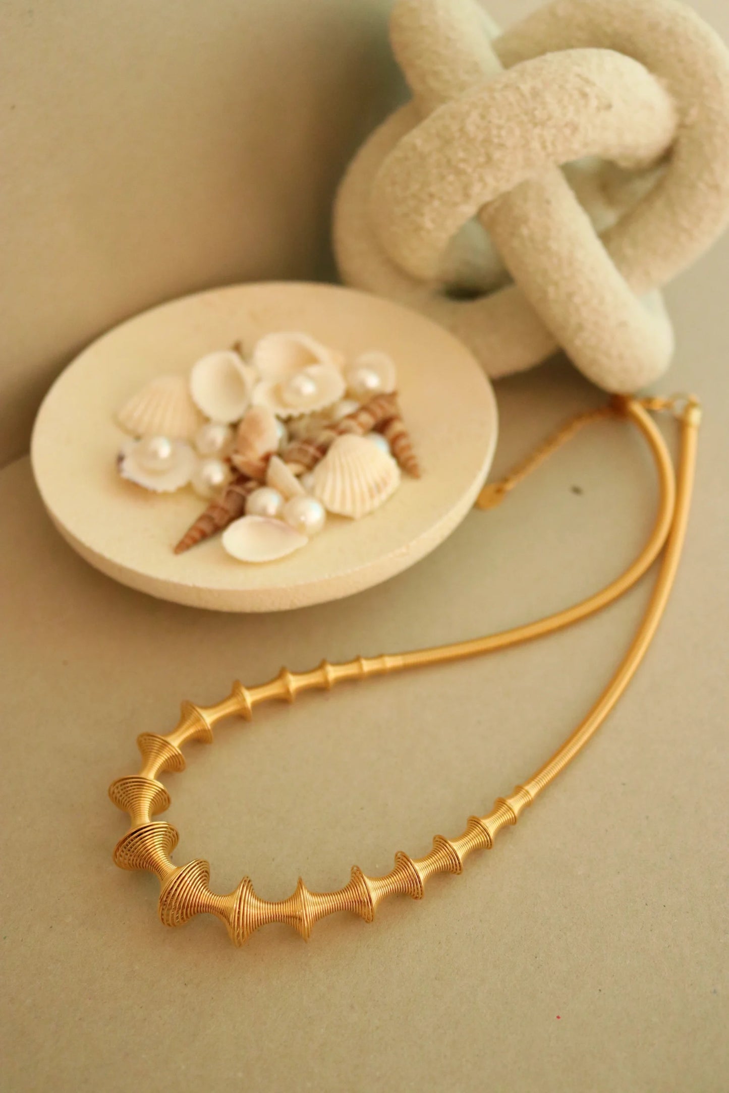 Golden Spiral Necklace