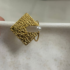 Avant Pearl Adjustable Statement Ring