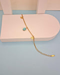 Azure Vision Charm Chain Bracelet