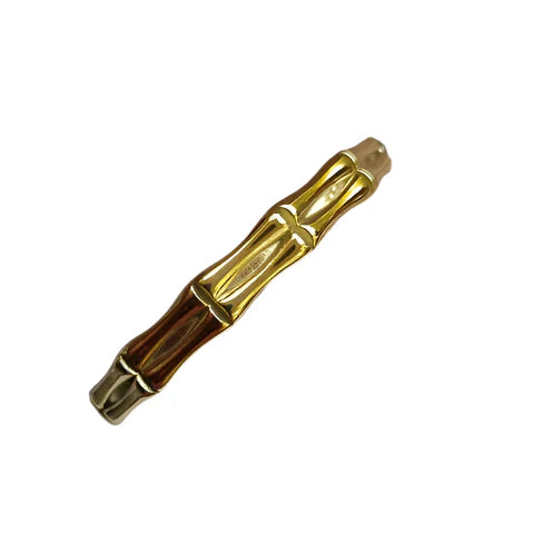 Bamboo Whisper Gold Plated Bangle