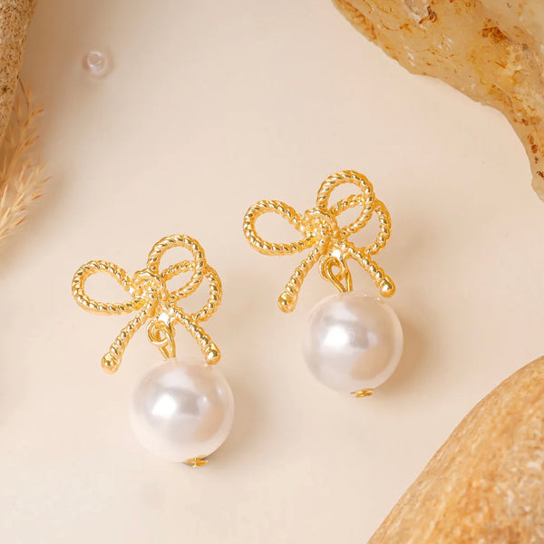 Bellarose Bow Pearl Drops