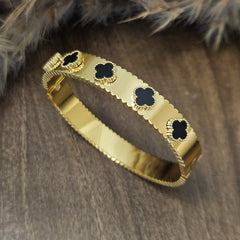 Black Clover Empress Gold Plated Bracelet