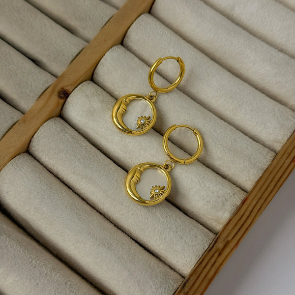 Celestia Moon Star Hoops