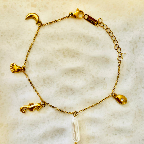 Celestial Dream Charm Chain Bracelet