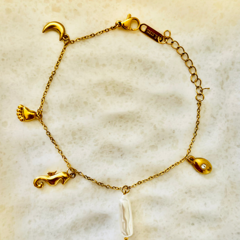 Celestial Dream Charm Chain Bracelet
