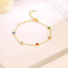 Celestial Spectrum Gemstone Bracelet