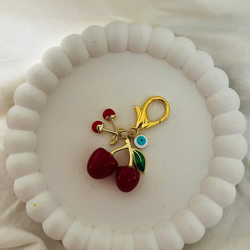 Cherry Lucky Charm Bag Accessory