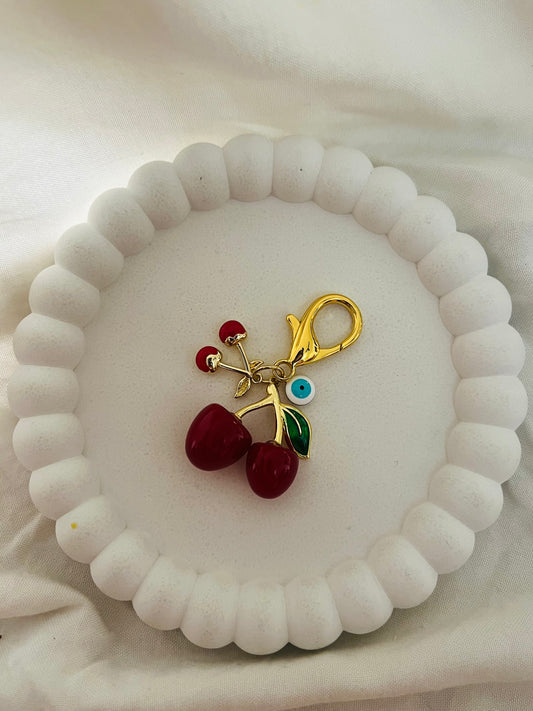 Cherry Lucky Charm Bag Accessory