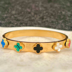 Colorful Clover Bangle