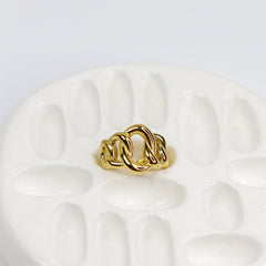 Eclipse Bold Link Adjustable Ring
