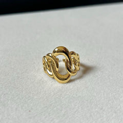 Eclipse Bold Link Adjustable Ring
