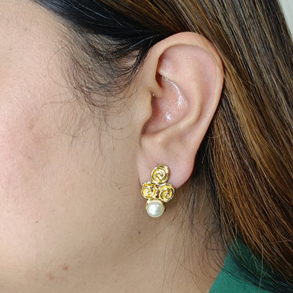 Elara Spiral Pearl Drops