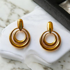 Elyse Spiral Statement Studs