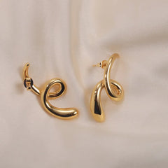 Elyse Spiral Statement Studs