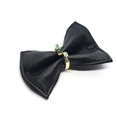 Emerald & Diamond Horizon Gold Ring