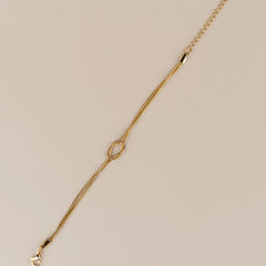 Eternal Knot Gold Chain Bracelet