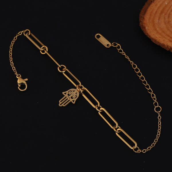 Fortuna Hamsa Link Bracelet