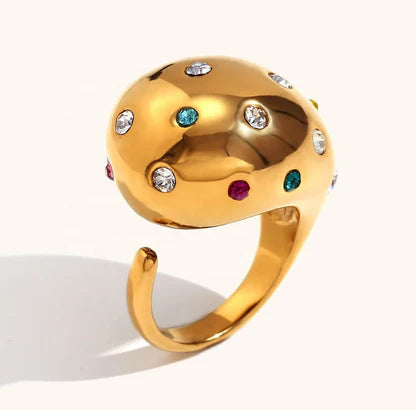 Galaxy Glow Statement Ring