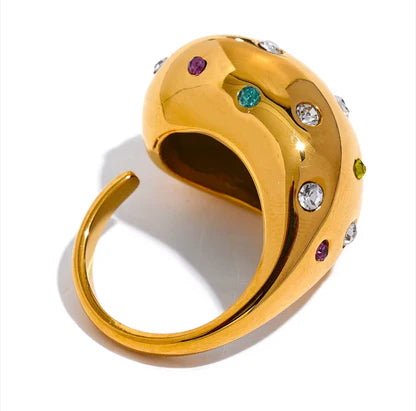 Galaxy Glow Statement Ring