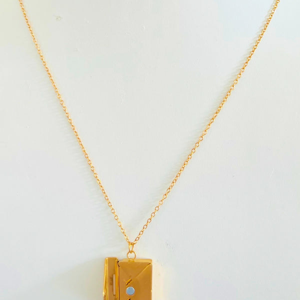 Golden Secret Letter Necklace