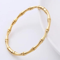 Golden Bamboo Dream Bangle