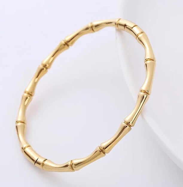 Golden Bamboo Dream Bangle