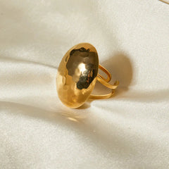 Golden Essence Statement Ring