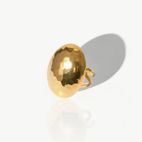 Golden Essence Statement Ring