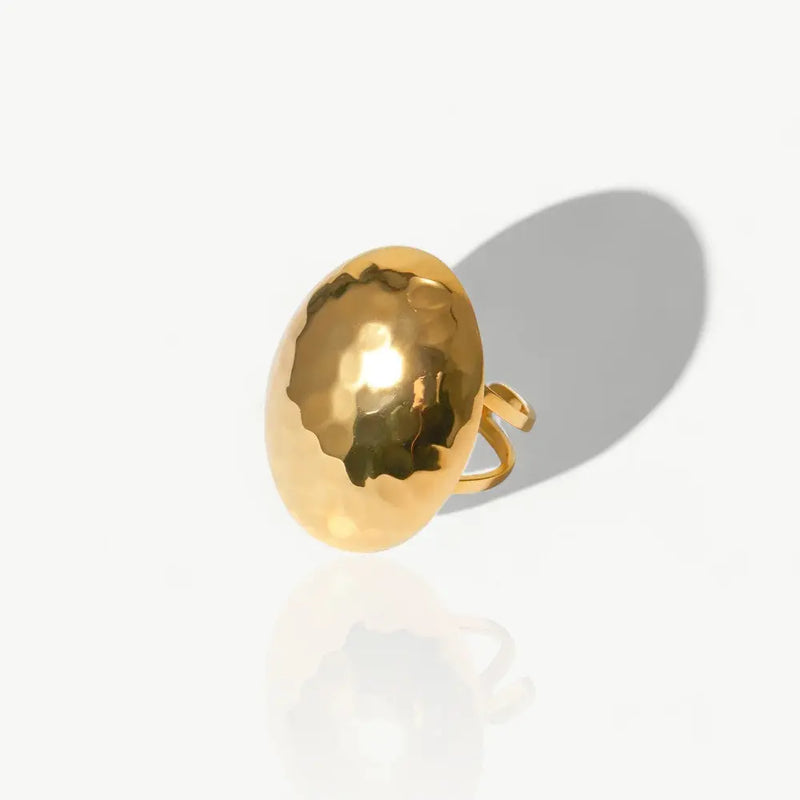 Golden Essence Statement Ring