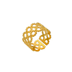 Golden Ivy Filigree Band Ring
