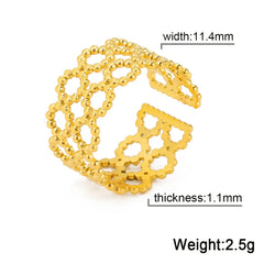 Golden Ivy Filigree Band Ring