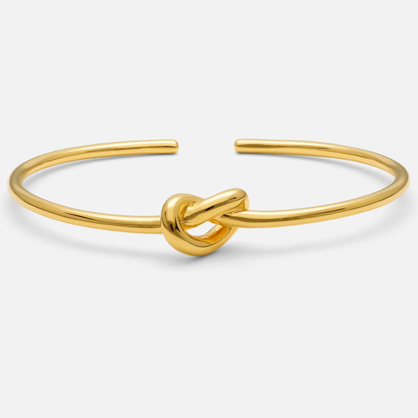 Golden Knot Open Cuff