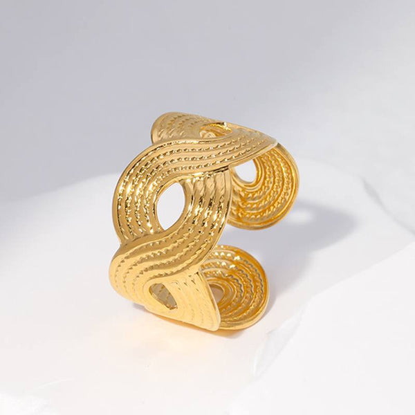 Golden Spiral Whisper Adjustable Ring