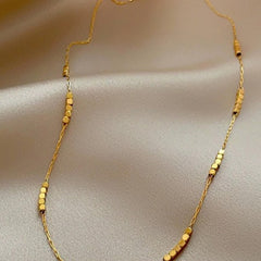 Hexa Chic Gold Necklace