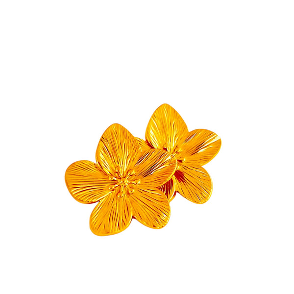 Moonlit Floral Earring