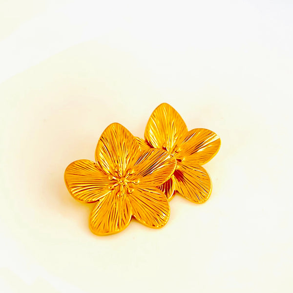 Moonlit Floral Earring