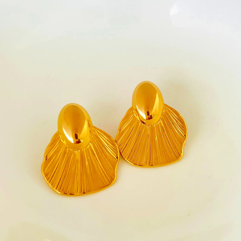 Golden Luxe Flair Earrings