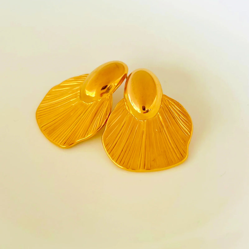 Golden Luxe Flair Earrings