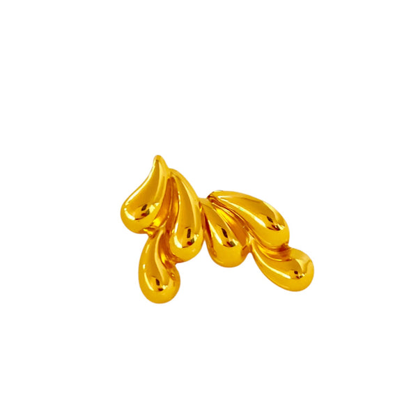 Golden Teardrops Earring