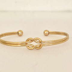Infinity Knot Open Bangle