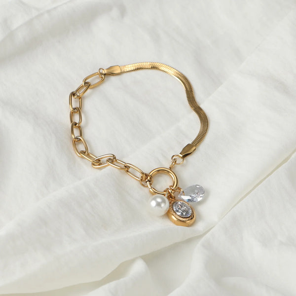 Golden Aura Charm Bracelet