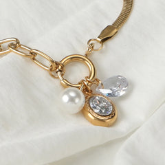 Golden Aura Charm Bracelet